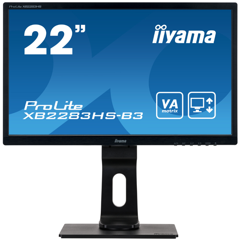 IIyama ProLite XB2283HS 21,5" Full HD | HDMI, DisplayPort, VGA | Écran Reconditionné