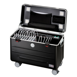 Valise de chargement i16 PARAPROJECT® – Charge & Sync jusqu'à 16 iPad – Noir