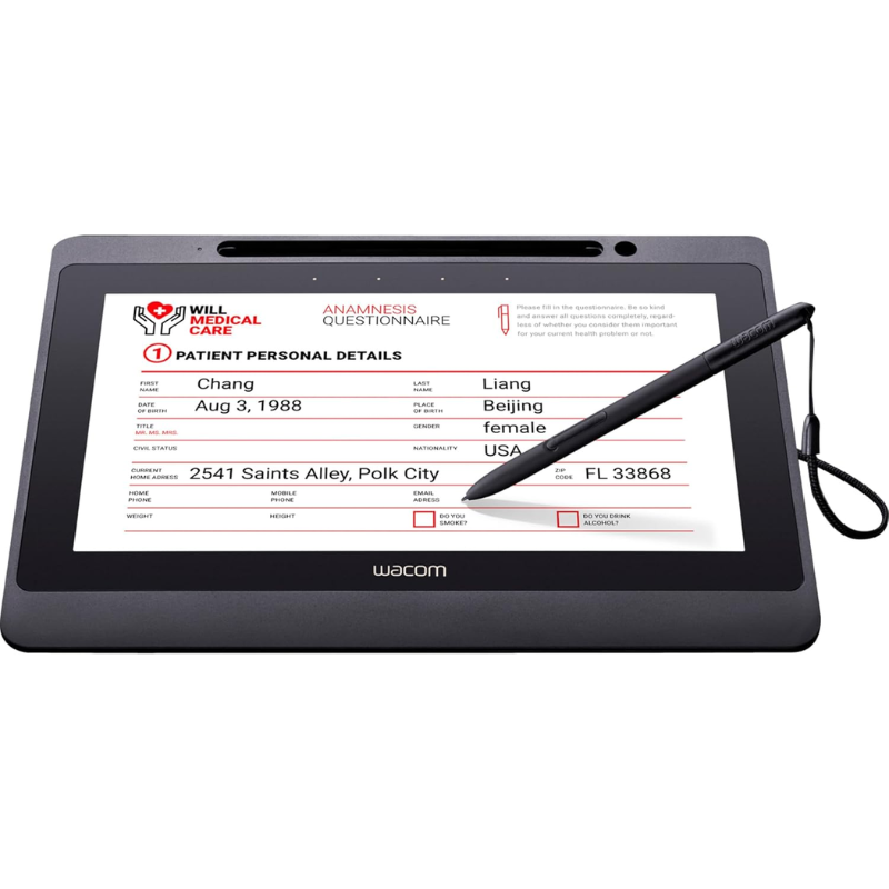 Wacom DTU-1141B Tablet Signatur LCD-skærm 10 inches