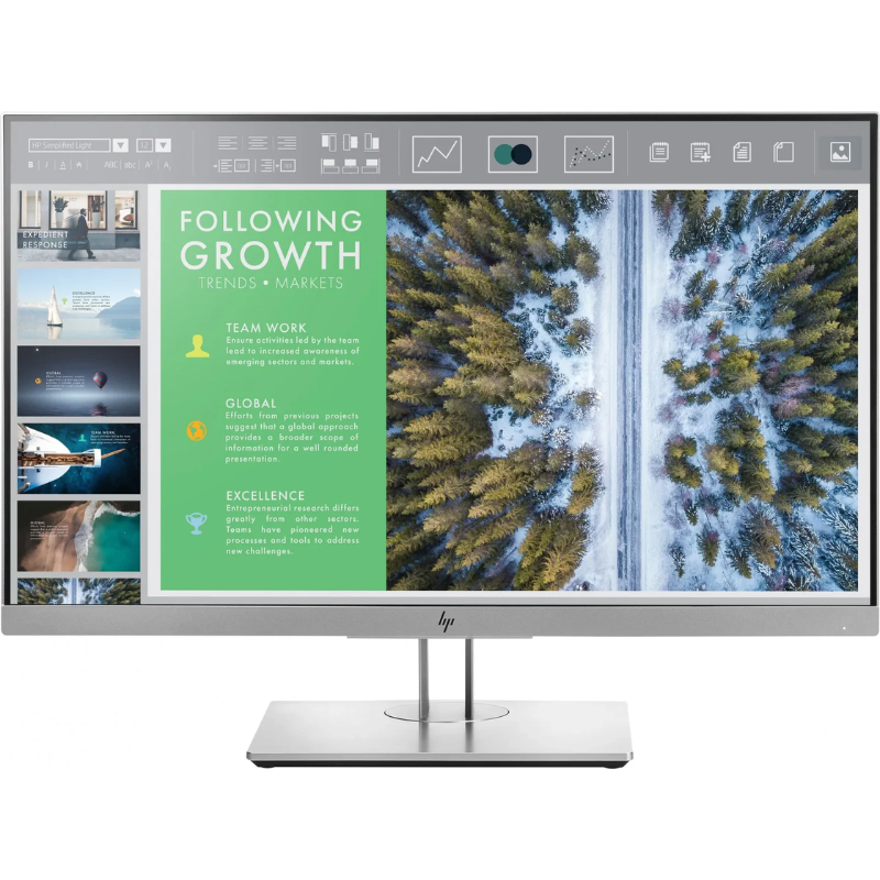 Skærmen HP Elitedisplay E243 23.8 INCH IPS FULL HD DISPLAYPORT VGA