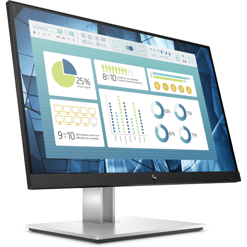 Écran HP E-SERIES E24 G4 23,8" LED TFT IPS HDMI DisplayPort VGA