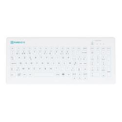 Teclado médico sem fio Purekeys K103EN RF Azerty Silicone Washable