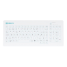 Purekeys K103EN RF Clavier médical silicone lavable sans fil Azerty