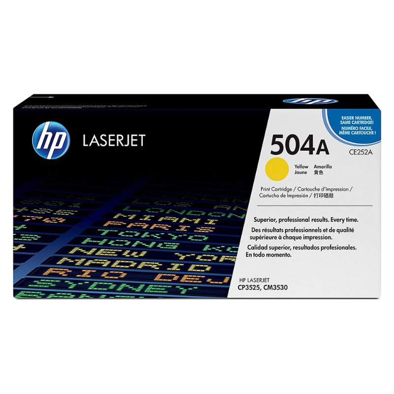 HP 504A CE252A originele gele toner