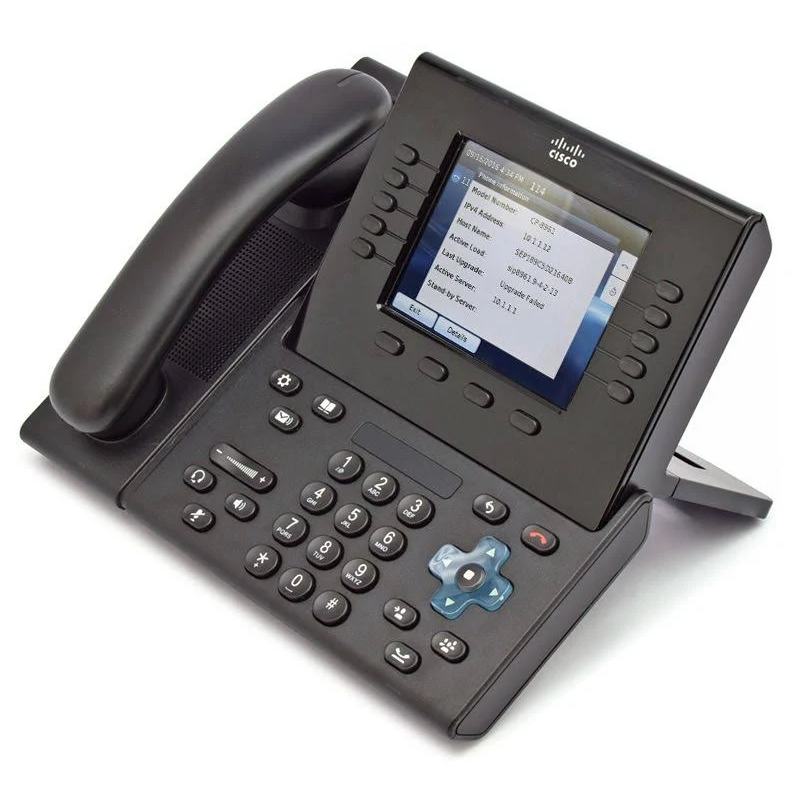 Cisco CP-8961-C-K9 Black Professional IP Teléfono IP