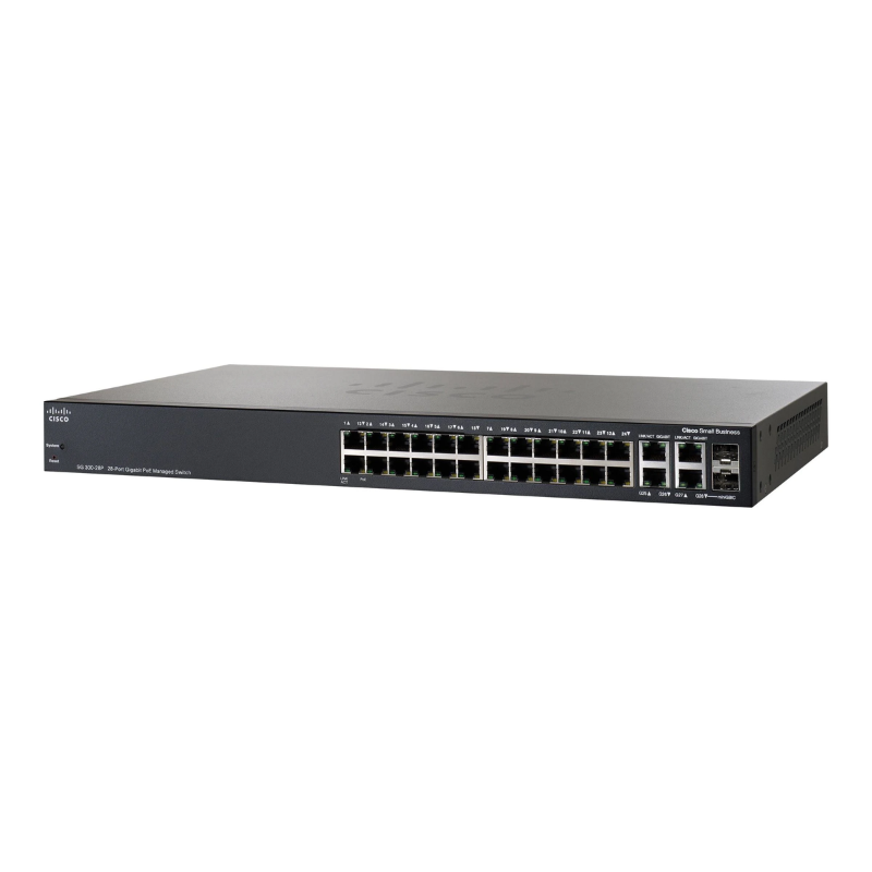 Cisco Portos gerenciáveis de 28 portos gerenciáveis do POE do SG300-28P