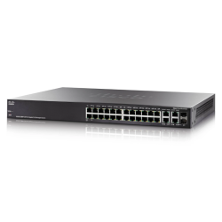 Cisco SG300-28MP 28 Ports Gigabit PoE + Beheersbare L3-schakelaar, gerenoveerd