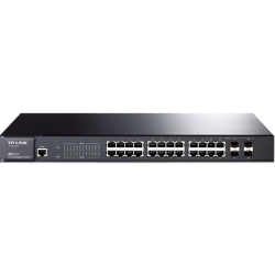 TP-Link TL-SG3424 Switch Administrable Niveau 2 avec 24 Ports Gigabit (4 Ports SFP, Rackable)