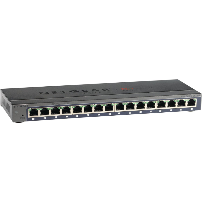 Netgear GS116E-200PES 16 Port Giga Manageable