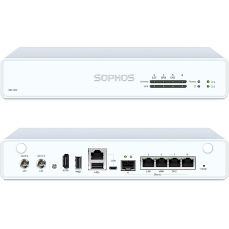 Sophos XG106 REV 1 Firewall Router Security Rendea