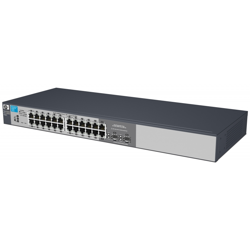 HP Procurve 1810G-24 J9450A Interruptor Gigabit 24 portas
