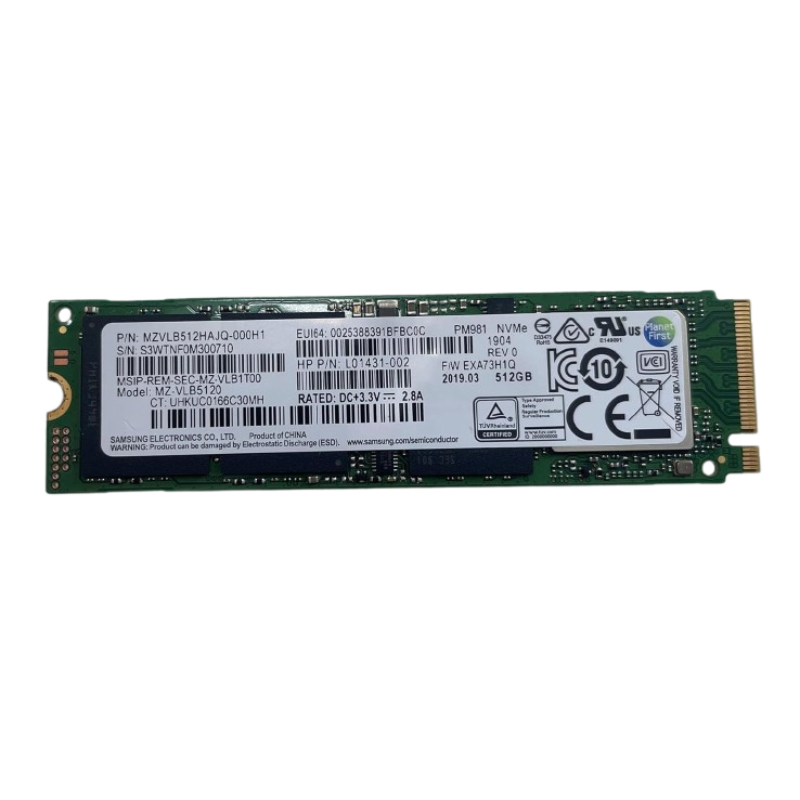 SSD Samsung 512 DK NVME MZ-VLB5120 MZVLB512HAJQ PCIE