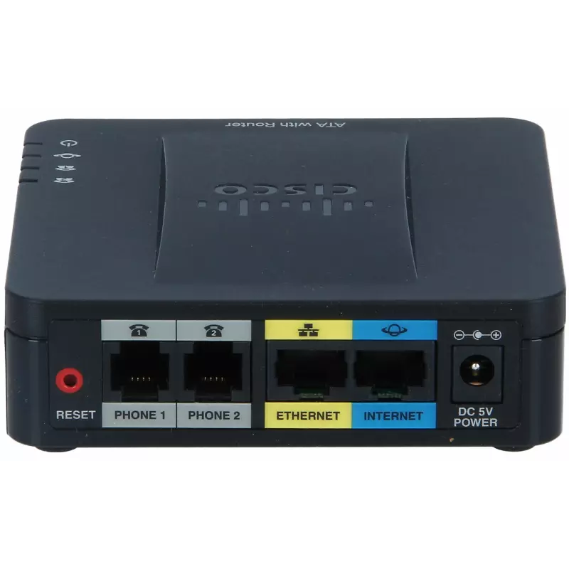 Cisco SPA112 ATA VOIP-adapter 2 poort telefoniehavens