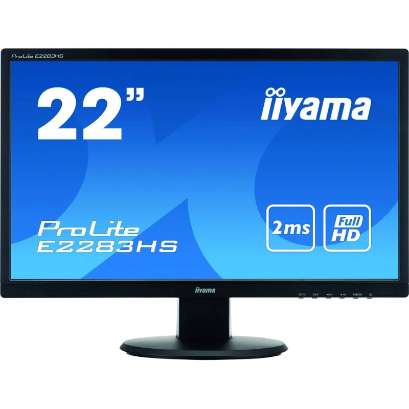Écran IIyama E2283HS 21,5 pouces Full HD HDMI VGA LED