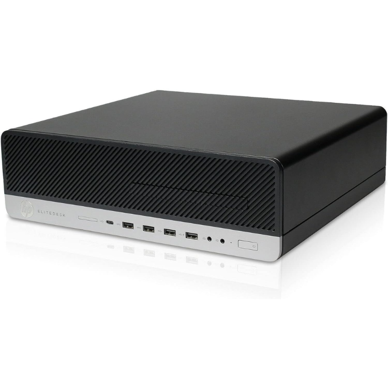 Pack HP Elitedesk 800 G4 SFF I5 8e 8 GB 256 GB SSD + 22 "Windows 11 Pro-scherm