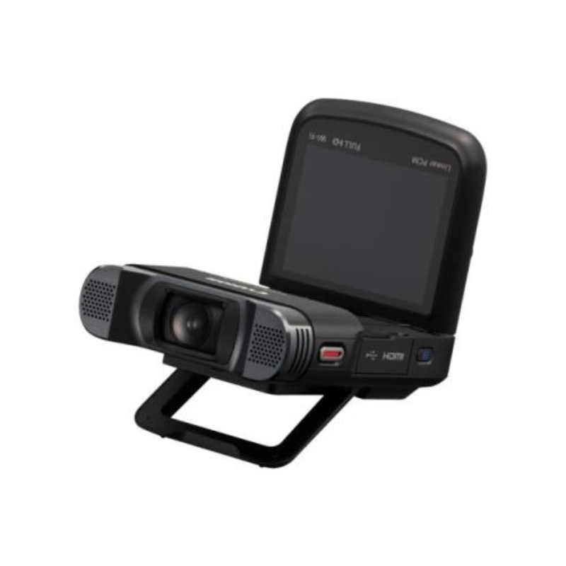 Canon Camcorder compatto Legria Mini con batteria e caricabatterie riprodotto
