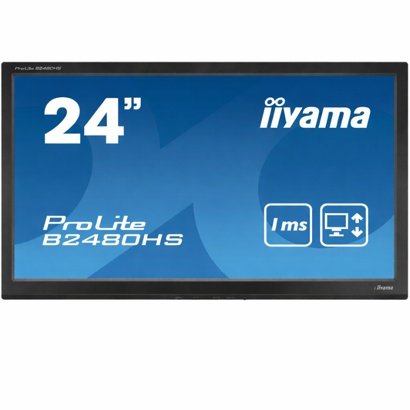Pack IIyama Prolge B2480HS 24 "Full HD HDMI-Bildschirm + rekonditionierter Gelenkarm