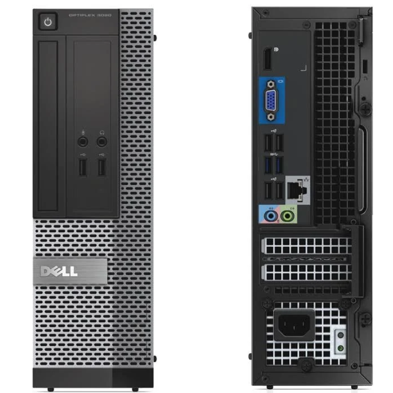 Dell OptiPlex 3020 SFF I3-4130 8DK 256DK SSD Windows 11 Pro PC Renoveret skrivebord
