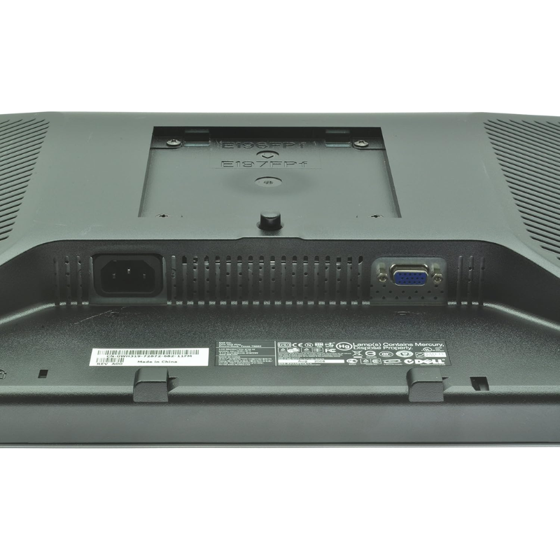 Tela Dell E198FP 19 "5: 4 1280x1024 VGA DVI remodelado