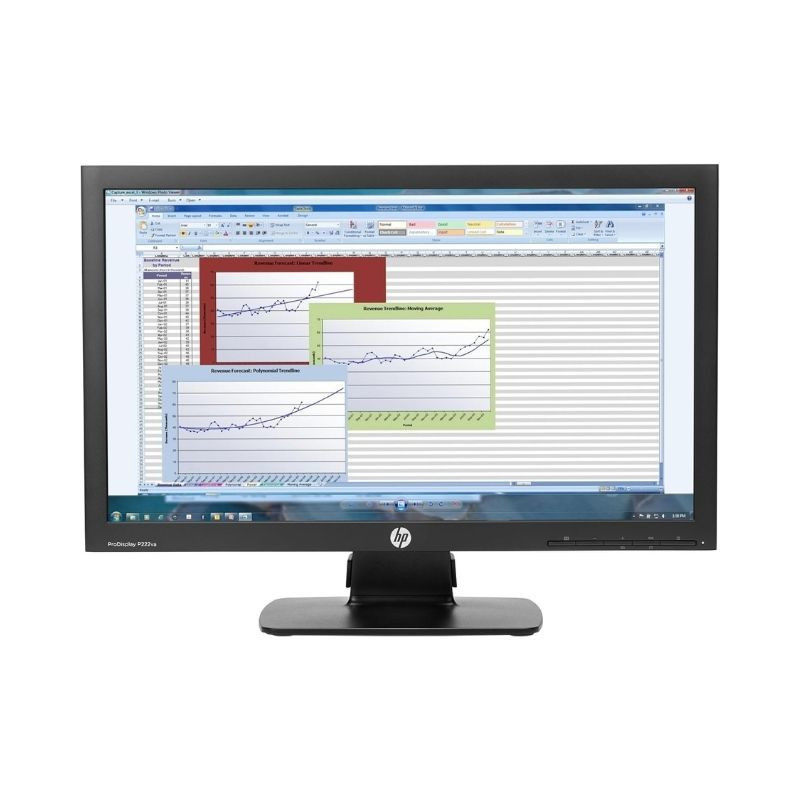 HP P222va - Écran LED 22" - Full HD 1920 x 1080 - DisplayPort VGA - Reconditionné