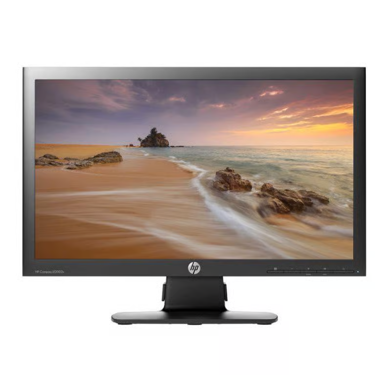 HP LE2002X 20 "HD + 1600x900 LED DVI VGA Screen per PC ricondizionato