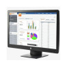 HP P223a - Écran LED 22" - Full HD 1920 x 1080 - DisplayPort VGA - Reconditionné