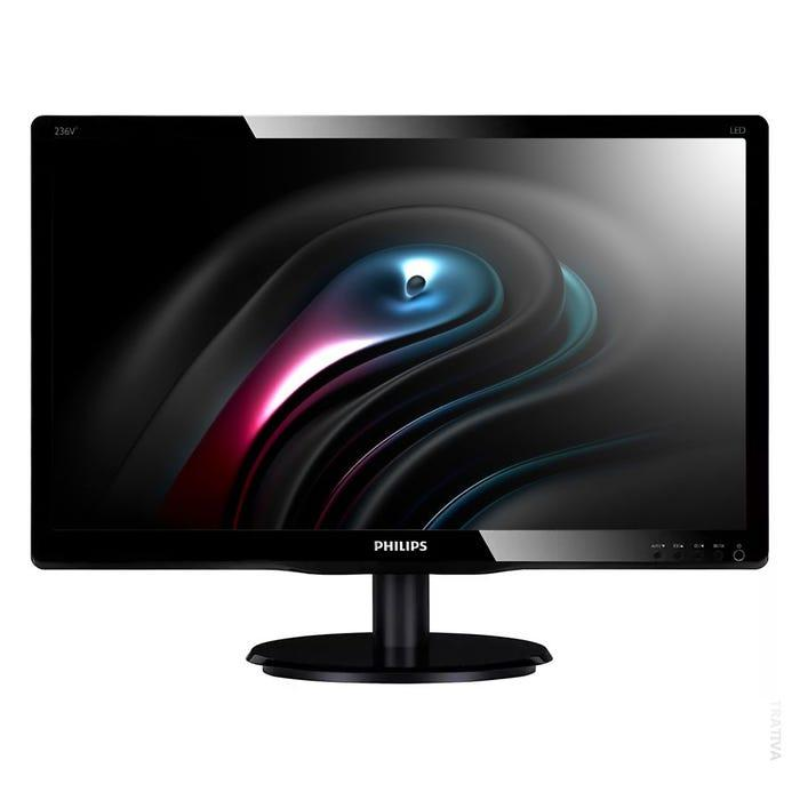 Philips 236V4LHAB 23" Full HD LED HDMI VGA Haut-parleurs Écran PC Reconditionné