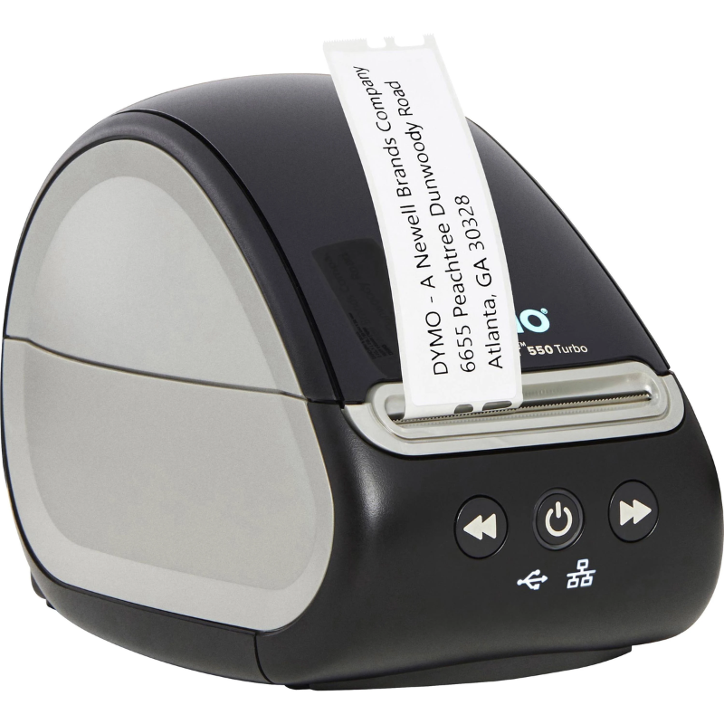 Dymo LabelWriter 550 Turbo Impresora Etiquetas USB Ethernet sin suministro de energía de replantable