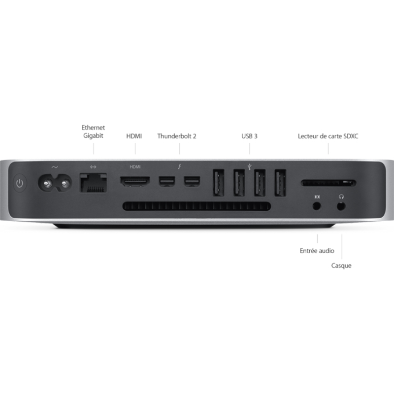 Apple Mac Mini A1347 i5 1,4 GHz 4Go 500Go HDD Fin 2014 Reconditionné