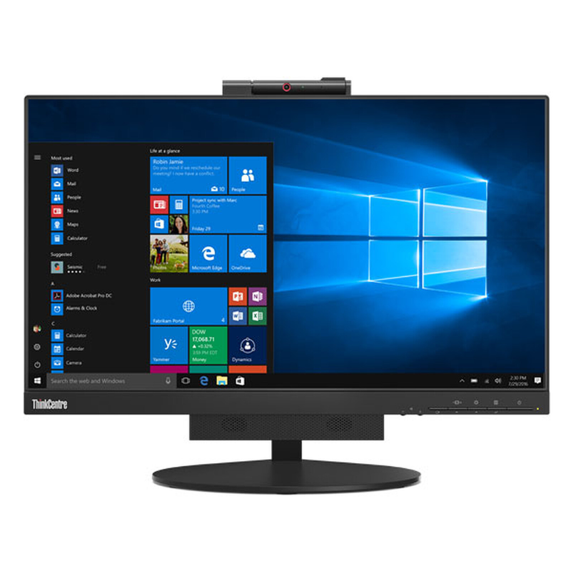 Lenovo Thinkcentre Tiny-in-One 22 "IPS Full HD DisplayPort Webcam renovierte Lautsprecher