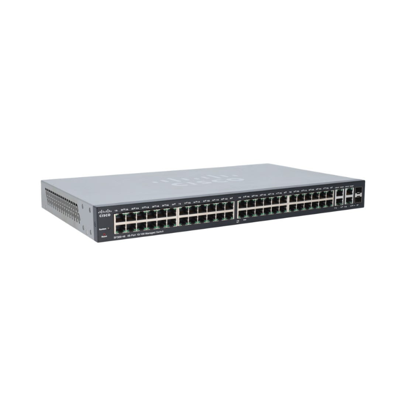 Switch Cisco SF300 48 Ports Fast Ethernet Small Business PME
