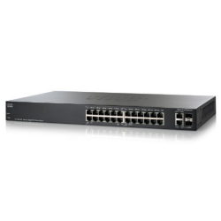 Switch Cisco SF200-24P 24 Ports PoE Fast Ethernet Smart