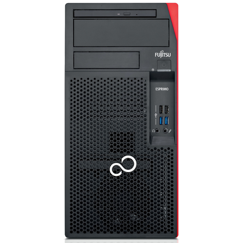 Fujitsu ESPRIMO P558 / E85 + I3-8100 8 GB 256GB SSD Windows 11 PRO PC REFURBISHISCHEND DESKTOP