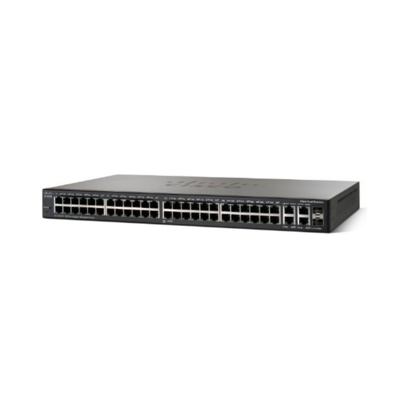Cisco SG200-50 Switch Manageable 50 Ports Gigabit + 2 Mini-GBIC | Reconditionné