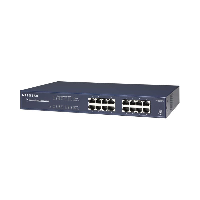 Netgear JGS516 v2 Switch Réseau 16 Ports RJ45 Gigabit 10/100/1000 Reconditionné