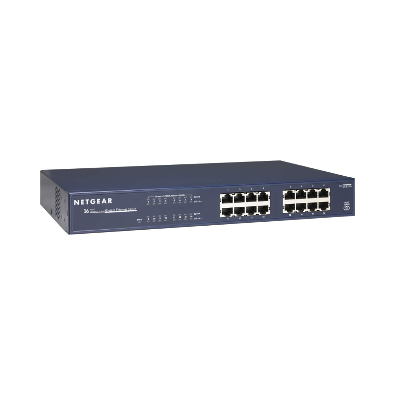 Netgear JGS516 v2 Switch Réseau 16 Ports RJ45 Gigabit 10/100/1000 Reconditionné