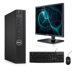 Pack Dell Optiplex 3050 Micro + Écran Samsung 19" | i3 | 4 Go RAM | 128 Go SSD | Windows 11 | Wi-Fi