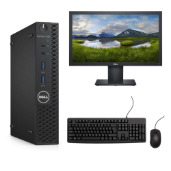 Pack Dell Optiplex 3050 Micro + Écran Dell E2417H 24" | i3 | 4 Go RAM | 128 Go SSD | Windows 11 | Wi-Fi