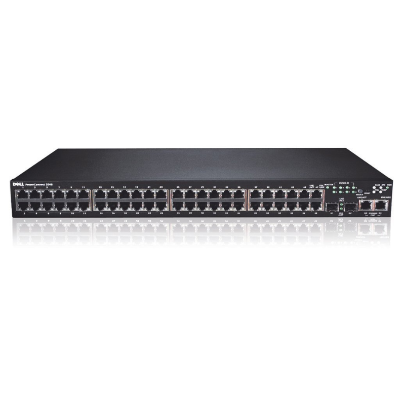 Dell PowerConnect 3548 vue arrière connectique