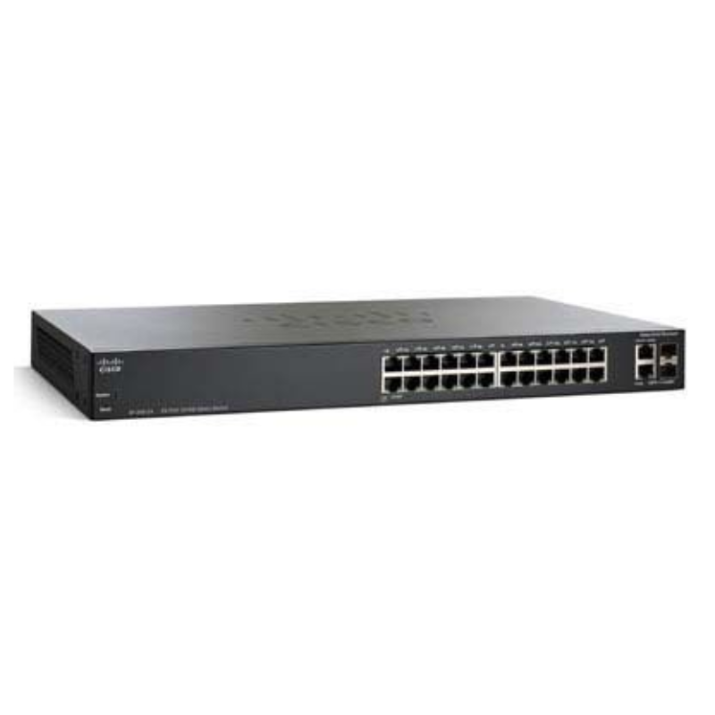 Cisco SF200-24P vue arrière connectique