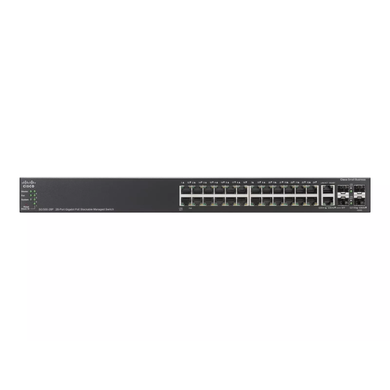 Cisco SG500-28P K9 vue face avant