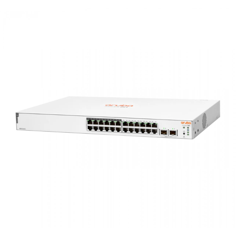 HP Aruba 1830 JL813A vue arrière connectique