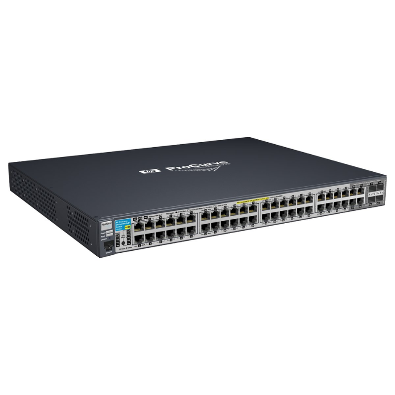 HPE ProCurve 2910al-48G vue arrière connectique