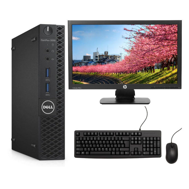 Pack Dell Optiplex 3050 Micro avec écran HP 22 pouces